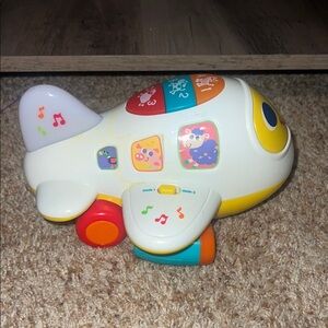Bump 'n Go Learning Airplane Toy Educational Baby Toy, Lights Up And Talks